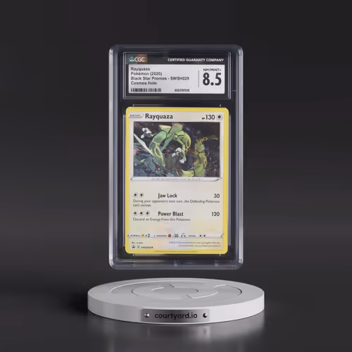 2017 Black Star Promos - Sword & Shield #SWSH029 Rayquaza - (Cosmos Holo) (CGC 8.5 NM-MT+)