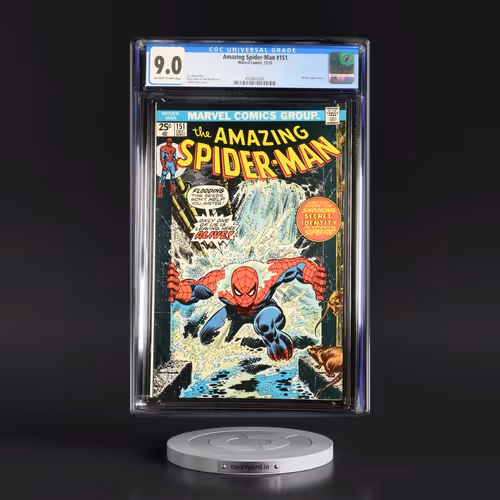 Amazing Spider-Man #151 CGC 9.0 Off-white to White Pages (Marvel Comics, 12/75)