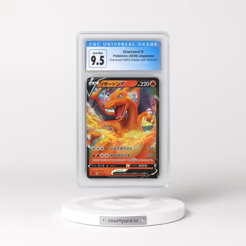 2020 Charizard VMAX Starter Set - SC (Red) #001/021 Charizard V - Holo (CGC 10 GEM MINT)