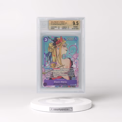 2025 One Piece Card Game Promos #OP08074 Black Maria SR/(Illustration Box Vol.2) (BGS 9.5 GEM MINT)
