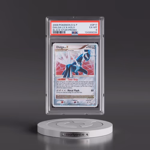 2008 Pokémon Diamond & Pearl Black Star Promo #DP17 Dialga LV.X - Holo (PSA 6 EX-MT)