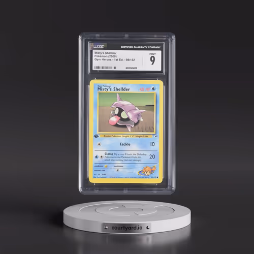2000 Gym Heroes #89/132 Misty's Shellder - 1st Edition 1st Edition (CGC 9 MINT)