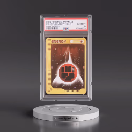 2002 Pokémon McDonald's Fighting Energy - Holo (PSA 10 GEM MINT)