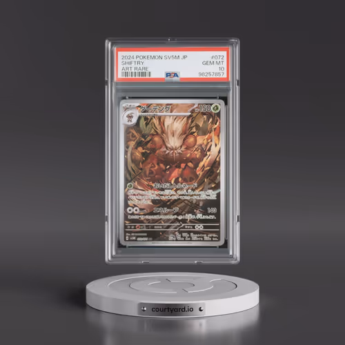2024 Pokémon Sv5m-Cyber Judge #072 Shiftry - Art Rare (PSA 10 GEM MINT)