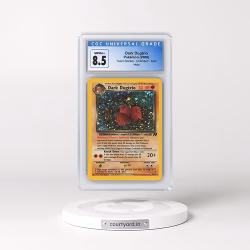 1999 Team Rocket #6/82 Dark Dugtrio - Holo (CGC 8.5 NM-MT+)