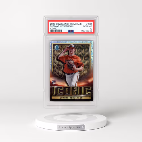 2023 Bowman Chrome Mega Box Bowman Iconic #BI19 Gunnar Henderson (PSA 10 GEM MINT)