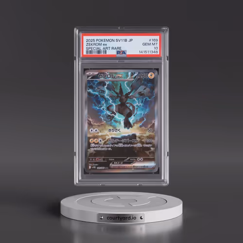2025 Pokémon Sv11b-Black Bolt #169 Zekrom EX - Holo Special Art Rare (PSA 10 GEM MINT)
