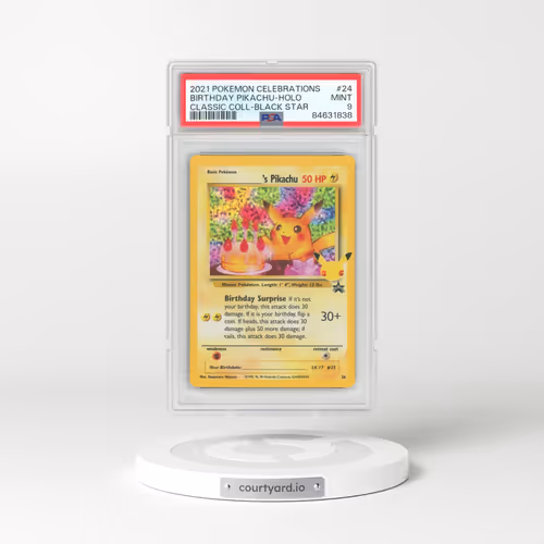 2021 Celebrations #24 Birthday Pikachu - Holo (PSA 9 MINT)