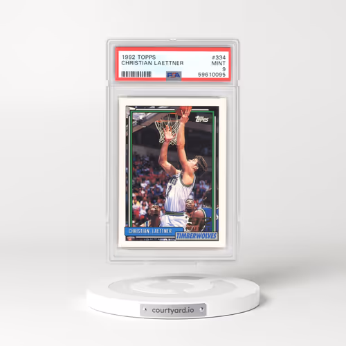 1992 Topps #334 Christian Laettner (PSA 9 MINT)