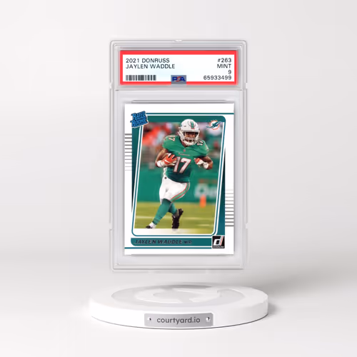 2021 Panini Donruss #263 Jaylen Waddle (PSA 9 MINT)