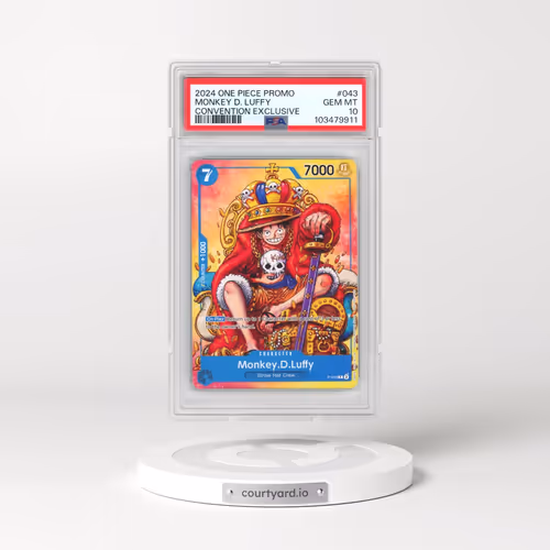 2024 One Piece Promos #043 Monkey D. Luffy - Convention Exclusive (PSA 10 GEM MINT)