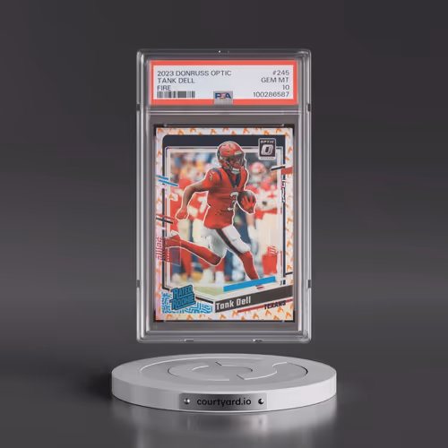 2023 Panini Donruss Optic #245 Tank Dell - Fire (PSA 10 GEM MINT)