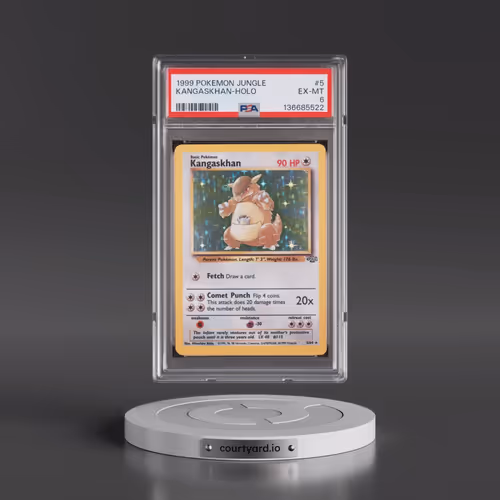 1999 Pokémon Jungle #5 Kangaskhan - Holo (PSA 6 EX-MT)