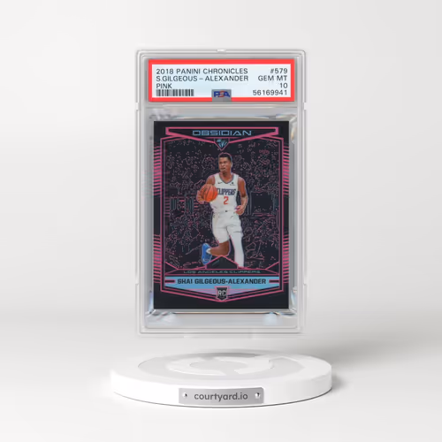 2018 Panini Chronicles #579 Shai Gilgeous-Alexander - Pink (PSA 10 GEM MINT)