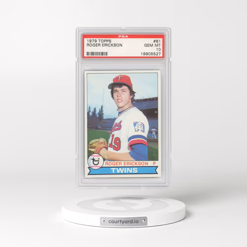 1979 Topps #81 Roger Erickson (PSA 10 GEM MINT)