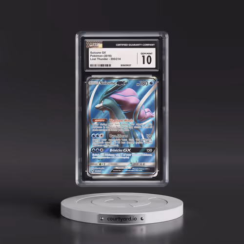 2018 Lost Thunder #200/214 Suicune GX - Ultra Rare Holo (CGC 10 GEM MINT)