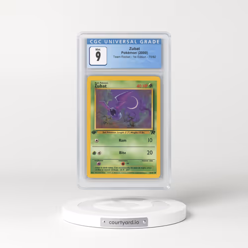 2000 Team Rocket #70/82 Zubat - 1st Edition 1st Edition (CGC 9 MINT)