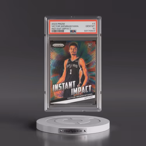 2023 Panini Prizm Instant Impact #3 Victor Wembanyama (PSA 10 GEM MINT)