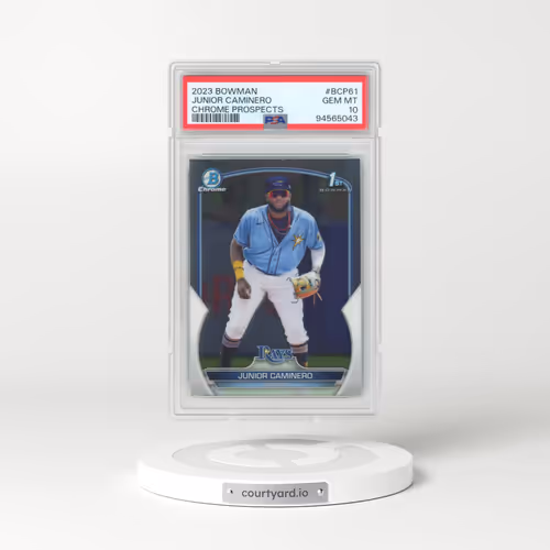 2023 Bowman Chrome Prospects #BCP61 Junior Caminero (PSA 10 GEM MINT)