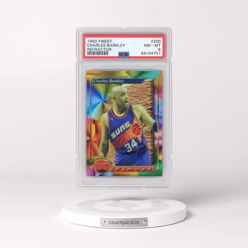 1993 Finest #200 Charles Barkley - Refractor (PSA 8 NM-MT)