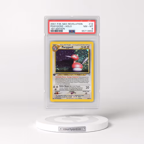 2001 Pokémon Neo Revelation #12 PORYGON2 - 1st Edition Holo (PSA 8 NM-MT)