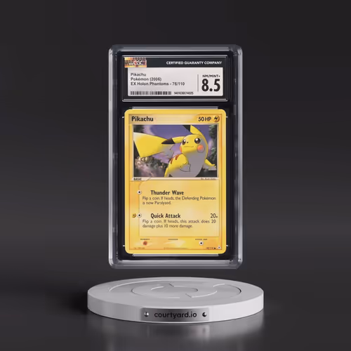 2006 EX Holon Phantoms #78/110 Pikachu (CGC 8.5 NM-MT+)