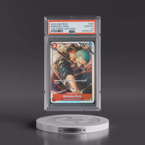 2023 One Piece Ultra Deck ST10-the Three Captains #025 Roronoa Zoro (PSA 10 GEM MINT)