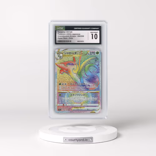 2022 Incandescent Arcana #086/068 Serperior VSTAR - Hyper Rare Holo (CGC 10 GEM MINT)