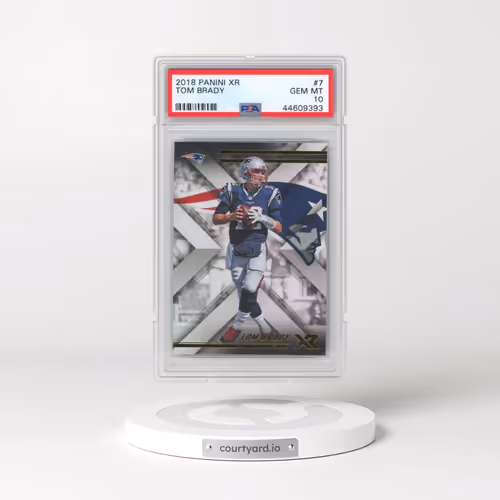 2018 Panini XR #7 Tom Brady (PSA 10 GEM MINT)