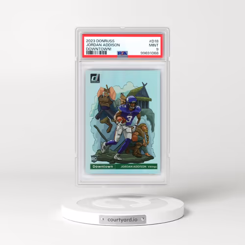 2023 Panini Donruss Downtown! #D18 Jordan Addison (PSA 9 MINT)