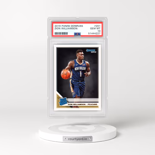 2019 Panini Donruss #201 Zion Williamson (PSA 10 GEM MINT)