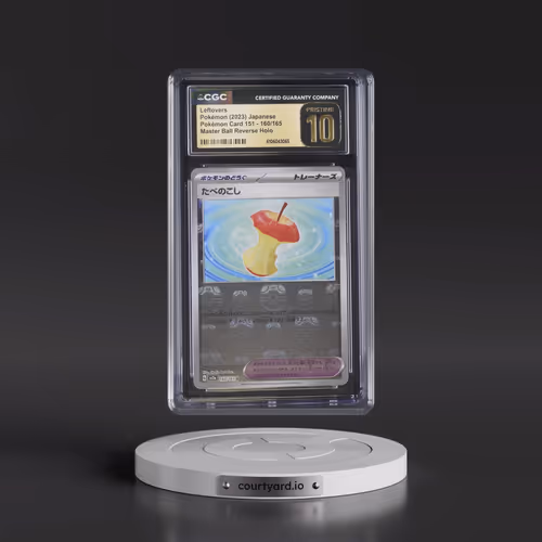 2023 Pokémon Sv2a-Pokemon 151 #160 Leftovers - Reverse Holo Master Ball (CGC 10 PRISTINE)