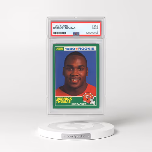 1989 Score #258 Derrick Thomas (PSA 9 MINT)