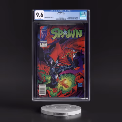 Spawn #1 CGC 9.6 White Pages (Image Comics, 5/92) - Universal