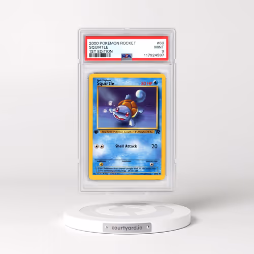 2000 Pokémon Rocket #68 Squirtle - 1st Edition (PSA 9 MINT)
