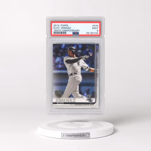 2019 Topps #670 Eloy Jimenez - 150th Anniversary (PSA 9 MINT)