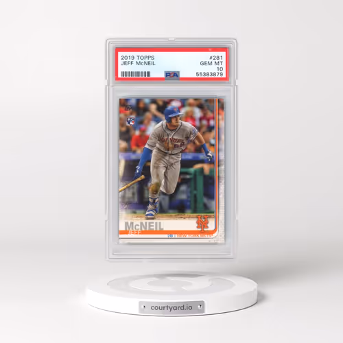 2019 Topps #281 Jeff McNeil (PSA 10 GEM MINT)