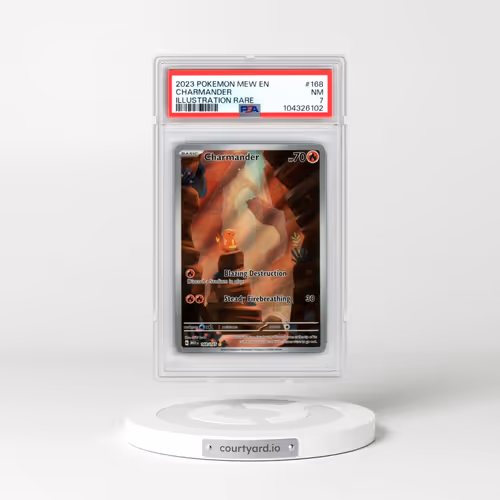 2023 Pokémon Mew EN-151 #168 Charmander - Illustration Rare (PSA 7 NM)