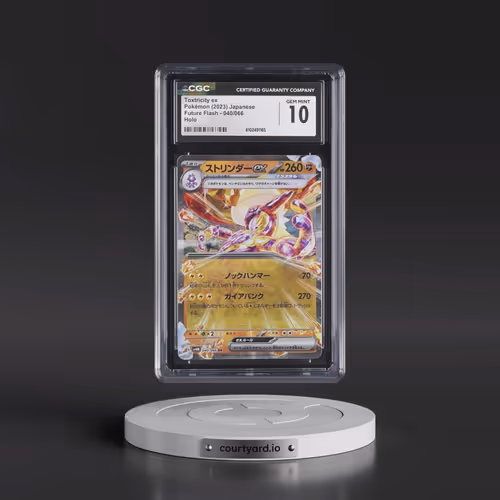 2023 Future Flash #040/066 Toxtricity ex - Holo (CGC 10 GEM MINT)