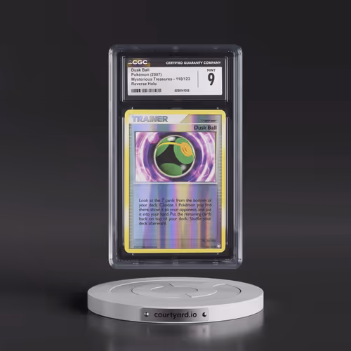 2007 Mysterious Treasures #110/123 Dusk Ball - Reverse Holo (CGC 9 MINT)