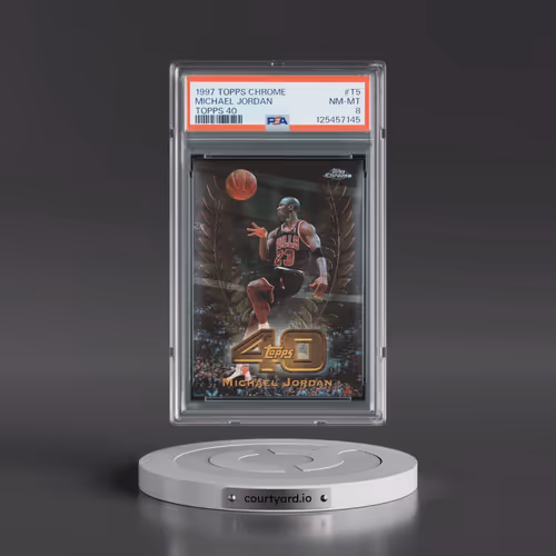 1997 Topps Chrome Topps 40 #T5 Michael Jordan (PSA 8 NM-MT)