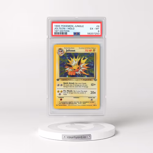 1999 Pokémon Jungle #4 Jolteon - 1st Edition Holo (PSA 6 EX-MT)