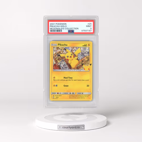 2021 Pokémon Mcdonald's Collection #25 Pikachu - Holo (PSA 9 MINT)