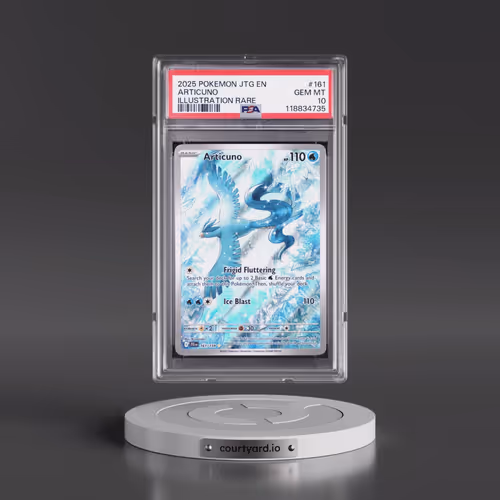 2025 Pokémon Jtg EN-Journey Together #161 Articuno - Illustration Rare (PSA 10 GEM MINT)