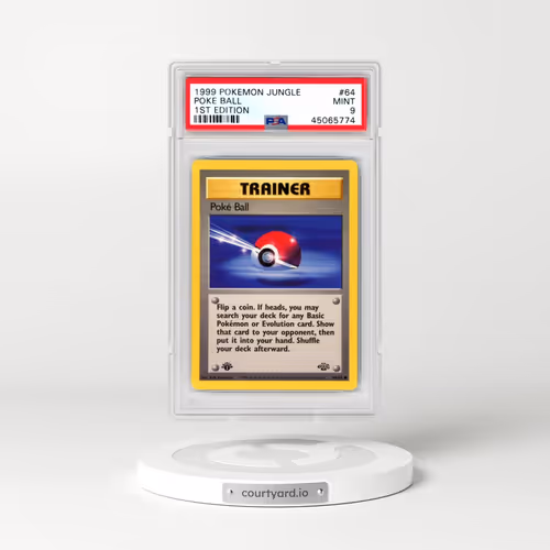 1999 Pokémon Jungle #64 Poke Ball - 1st Edition (PSA 9 MINT)