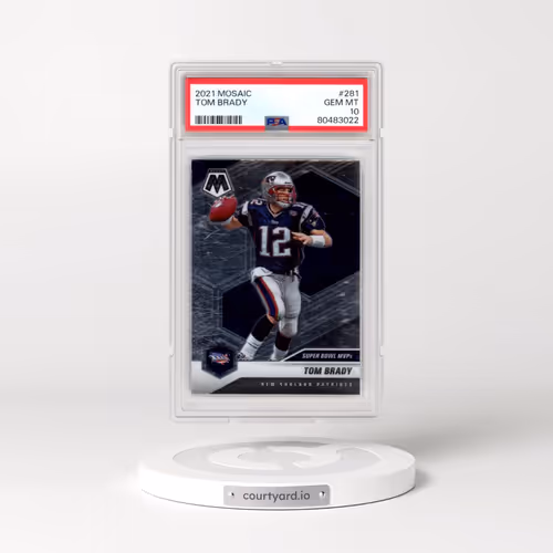 2021 Panini Mosaic #281 Tom Brady (PSA 10 GEM MINT)