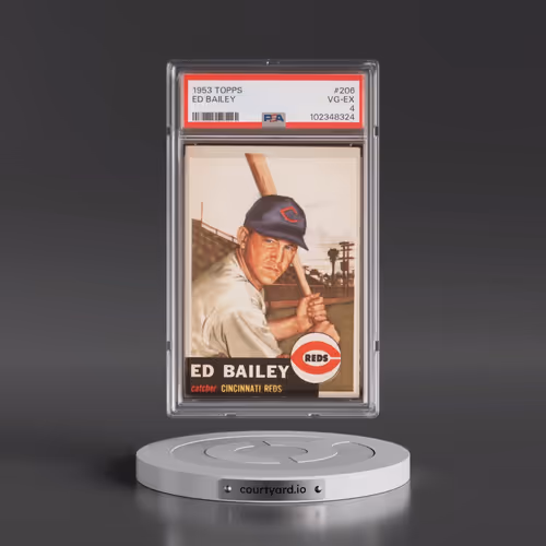 1953 Topps #206 Ed Bailey (PSA 4 VG-EX)