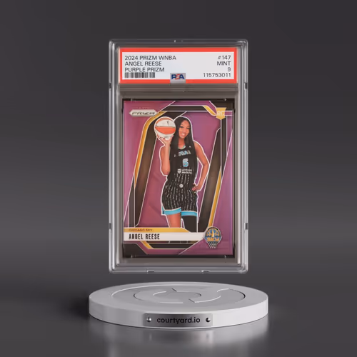 2024 Panini Prizm WNBA #147 Angel Reese - Purple Prizm (PSA 9 MINT)