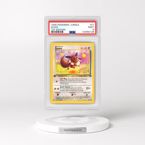 1999 Pokémon Jungle #51 Eevee - 1st Edition (PSA 9 MINT)