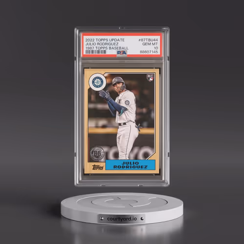 2022 Topps Update 1987 Topps Baseball #87TBU44 Julio Rodriguez (PSA 10 GEM MINT)